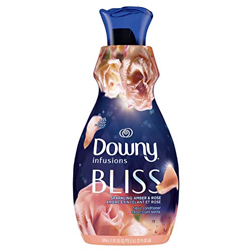 Image of Downy Infusions Liquid Fabric Softener, Bliss, Sparkling Amber & Rose, 32 fl oz