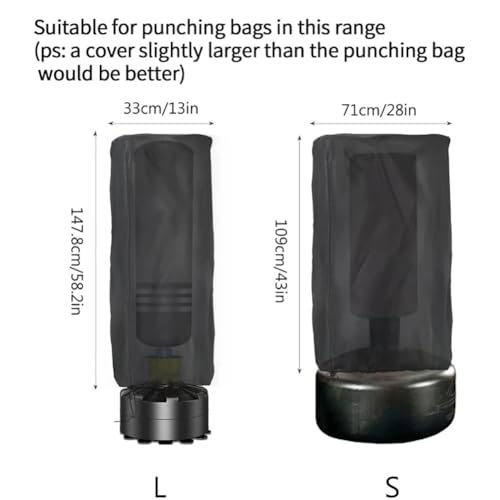 Funda para saco de boxeo al aire libre protector resistente al viento 8