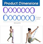 Resistance Bands Adjustable 7-Ring with Handles, Resistance Bands for Working Out for Home Gym