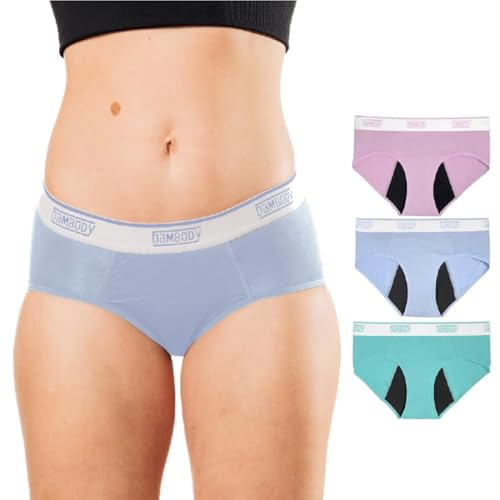 Image of Bambody Absorbent Hipster, Period Underwear for Women and Teens - Maternity, Postpartum - Breathable, Silky Smooth