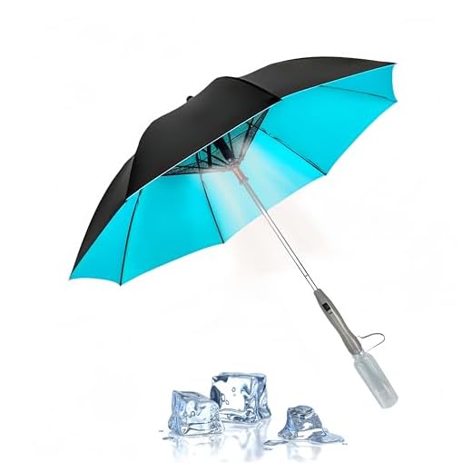 3-in-1 Cooling Umbrella with Fan