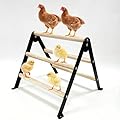 XCL Chicken Perch for Baby Chicks, Chicken Roosting Bars, Chicken Perch for Coop, Suitable for Backyard Poultry, Easy to Install Farm Chickens Roost Toys, A-Shaped Chicken Perch (S)