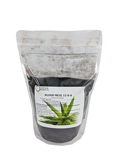 Greenway Biotech Blood Meal 13-0-0 for Flowers, Fruits, Vegetables, Plants-