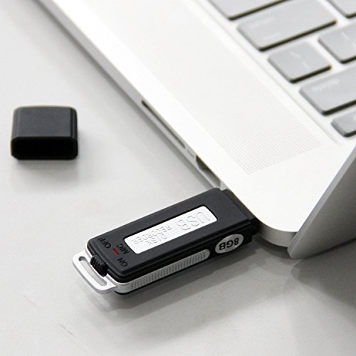Smartex® USB-Spraakrecorder 8 GB / 150 uur Audio - microfoon Spion - Voice recorder USB Pendrive - Image 7