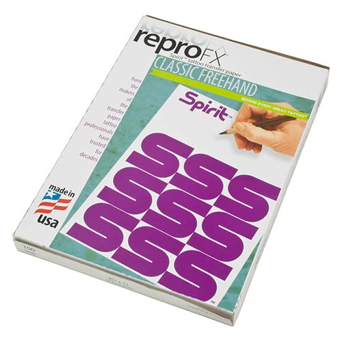 Line Art Tattoo Spirit Freehand Tattoo Transfer Paper (Pack of 10) - Image 3