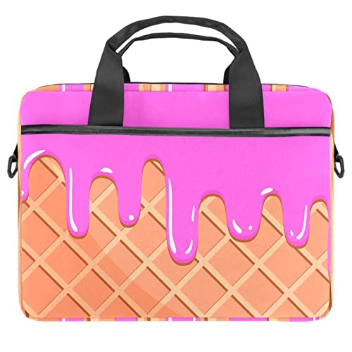 Sac à bandoulière pour ordinateur portable 13-14.5" antichoc motif glace fondue