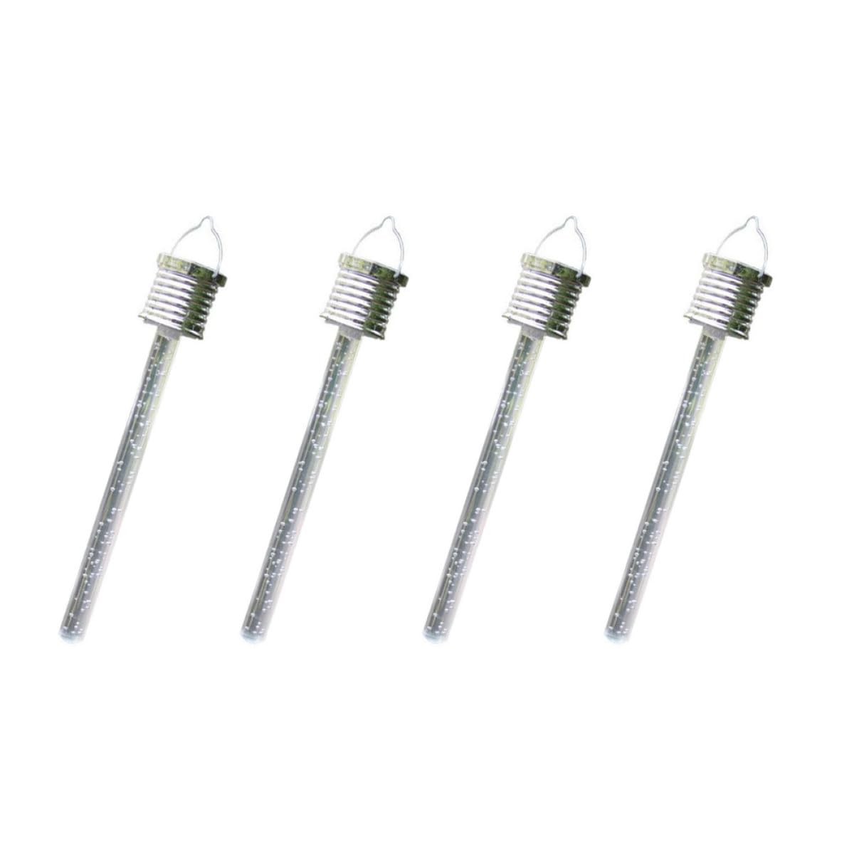 Ciieeo Luci Solari da Esterno in Acrilico 4 Pezzi Lampade Sospensione Impermeabili Design Chic per Giardino e Spazi Outdoor
