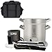 lormuzi 10KG-12KG Kit Forno di Fusione a Gas Propano Acciaio Inossidabile per Metallo Riciclare Fusione Rame Alluminio Vetro Gioielli Include Crogiolo e Pinze per Crogiolo