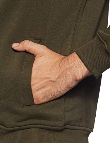Image of Qube By Fort Collins Men Cotton Hooded Sweatshirt
