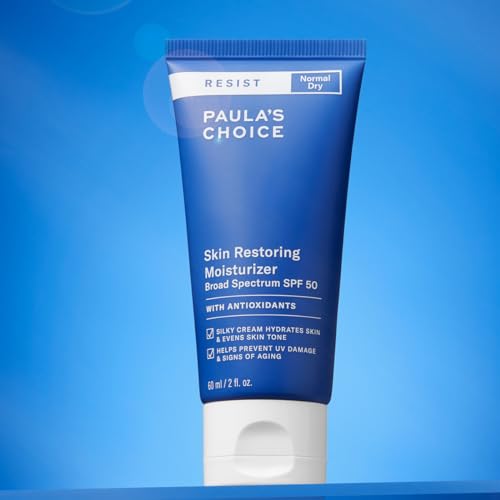 Paula's Choice RESIST Anti Aging Tagescreme LSF 50 - Anti Falten & Pigmentflecken Sonnencreme - Gesichtscreme mit Niacinamid & Sheabutter - Normale bis Trockene Haut - 60 ml