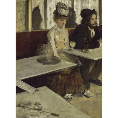 Degas In a cafe impression giclée d'art pour créer une ambiance bistrot parisien