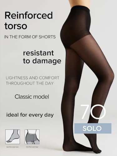 Image of Conte Classic Comfort Semi Opaque Tights Solo 70 Den
