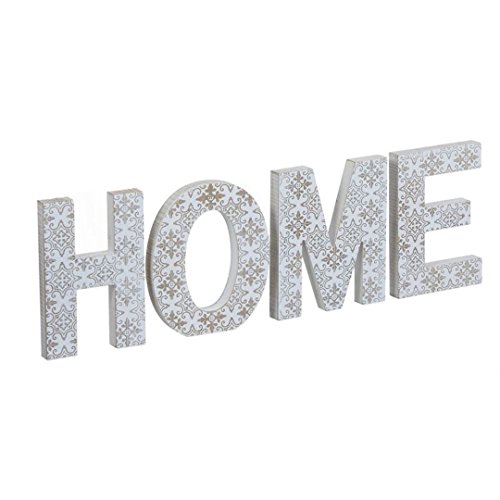 Dcasa - Letras Madera Decorativas Home Floral