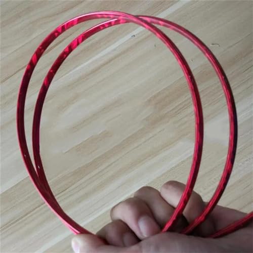 OBIOZZ Interiores Consola Central Decorativos Embellecedor ventilación Acondicionado Cubierta para Koleos para Twingo para Scenic para Megane para Fluenec para Latitude para Clio (Color : Rojo)