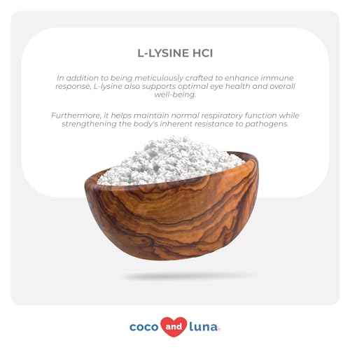 image for Coco and Luna L-Lysine Supplement for Cats 900mg/scoop - Cat Supplemen