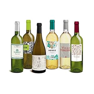 DELINAT – Weinpaket Die beliebtesten Weißweine aus ganz Europa, Probierset, trocken, vegan, 6 Fl. Biowein à 0.75 l