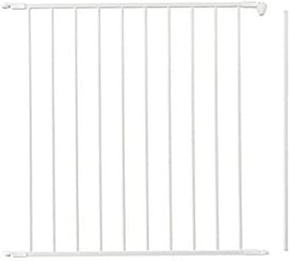 BabyDan Flex Extensión para barrera de seguridad, talla 72 cm, color blanca