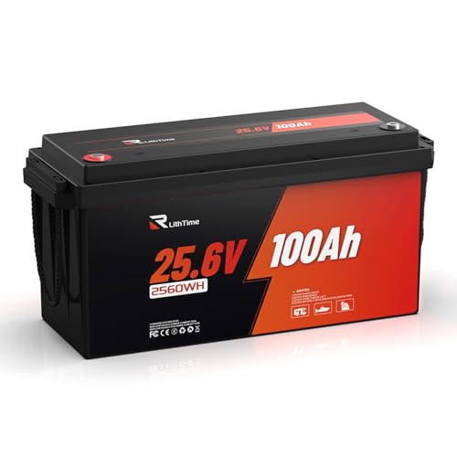 Batteria Lifepo4 100Ah 24V Batteria Litio per Accumulo Fotovoltaico e Camper con Tecnologia LiFePO4 BMS 100A per Sistemi Solari Barche e Installazioni Energie Alternative
