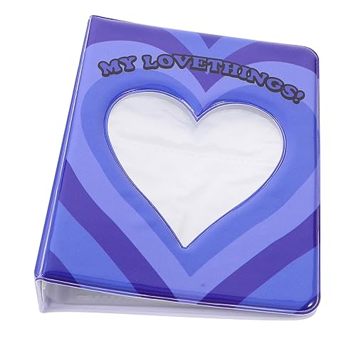 Happyyami Mini Book Photo Card Holder Wedding Mini Photo Album Keychain for Family Friends