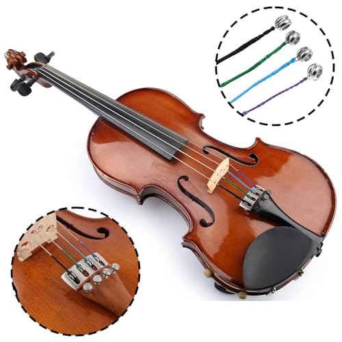 12 PCS 3 Packs 4/4 Size Full Set Violin Strings (G-D-A-E), Stainless Steel Replacement Violin Strings Universal String for Violin Instruments