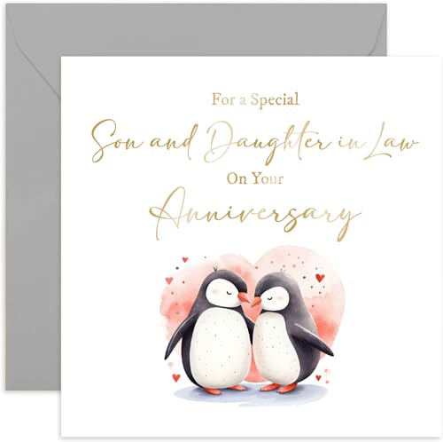 Hochzeitstagskarte Für Eltern – Süßes Bären-Design, Innen Blanko Zum Selbstgestalten