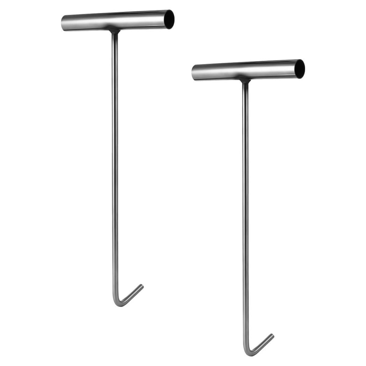 Crochets en acier inoxydable en T 38cm robustes et durables - 8