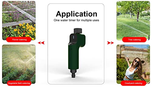 Royal Gardineer ZigBee Wasserzähler: 4er-Set Zigbee-Bewässerungscomputer mit Ventil, App- & Sprachsteuerung (Bewässerungsventil, Bewässerungssystem, Gartenschlauch)