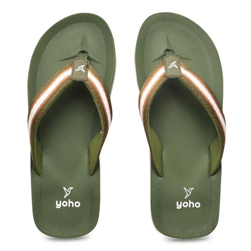 Image of YOHO Bubbles Men Ortho slippers | Soft comfortable and stylish flip flop slippers for Men in exciting colors |Lightweight | Anti Skid | Daily Use Chappal