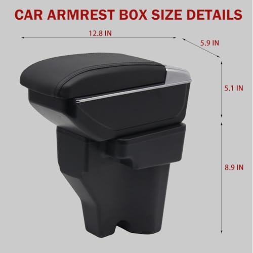 Car Armrest Storage Box for Hyundai Venue 2021-2026 Accessories — view 7