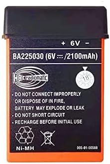 Miniatura 2 de zoyfayl Batería radiomática HBC BA225030 6V 2100mAh BA225030 Ni-Mh batería recargable para HBC Crane Control remoto bomba camión batería (paquete de