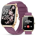 Smart Watch for Women Men - Answer/Make Call, Fitness Tracker Smartwatch for Android iPhone Compatible, Sleep Monitor Cycle, 110+ Sports Modes Step Counter (Modern, WineRed, 1.83)