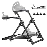 VEVOR レーシングホイールスタンド 調節可能 折りたたみ式 シミュレータースタンド Logitech G923 G920 G29 G27 Thrustmaster T300RS TX F458 T500RS T3PA-PRO(F1/GT) ゲーミングコックピット用 ペダルシミュレーターは含まれません