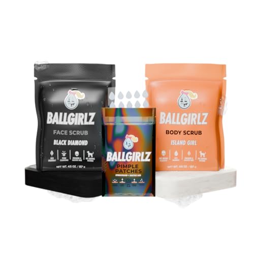 Ballgirlz GamePlan Face and Body Care Kit Designed for and by Athletes - Natural Ingredients to...