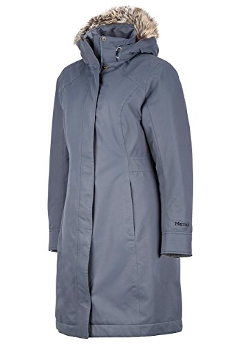 Marmot Women's Chelsea Waterproof Down Rain Coat, Fill Power 700, Steel Onyx, Large2