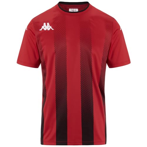 Kappa Bugo Camiseta, Rojo/Negro, XXL