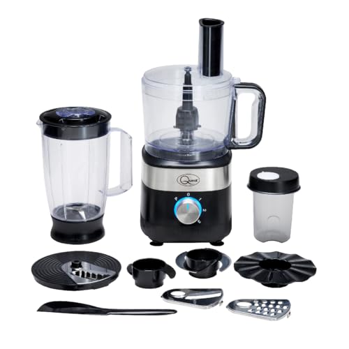 Quest Food Processor, 6-in-1 Chopper, Blender, Grinder, 2 Litre Bowl, 3 Speeds + Pulse, Dishwasher...