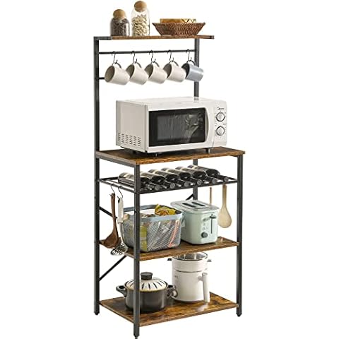 YMYNY Kitchen Baker's Rack with Storage Cover