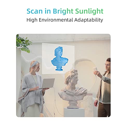 Creality Cr Scan Lizard 3D Scanner Luxury Kit, 0.05 Mm Accuracy & 10 Fps Scan Speed 3D Scanner For 3D Printing & Modeling, Aviation-Grade Aluminum Plug, Handheld/Turntable Modes No-Marker Scanning #TOP2