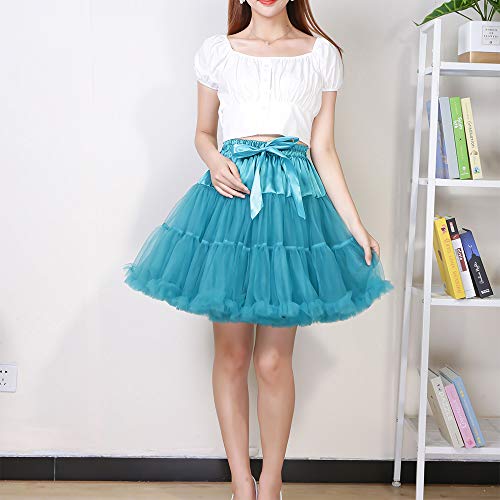 Image of Tutu Skirt as Well as Petticoat above Knee Underskirt Tulle Crinoline slip