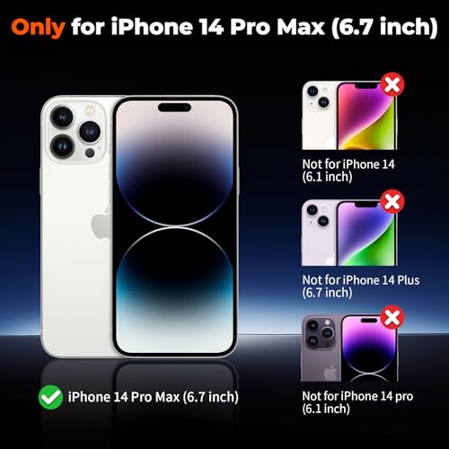zapica Magnetic for iPhone 14 Pro Max Case, Light Purple - image 2