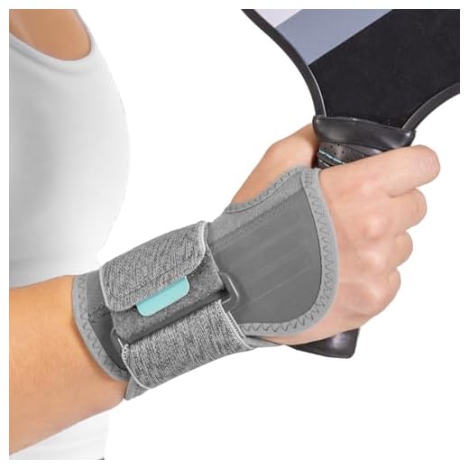 BraceAbility Wrist Support for Men and Women - Tennis and Pickleball Wrist Brace, Sports Injury Relief, Sprained Wrist Recovery, Tendonitis Support, Bowling, Volleyball, Golf - Right Hand (Medium)