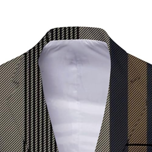 Mens Plaid Casual Suit Printed Blazer Men’s Suit Plaid Classic Blazer Lightweight Daily Business Mens Jacket4