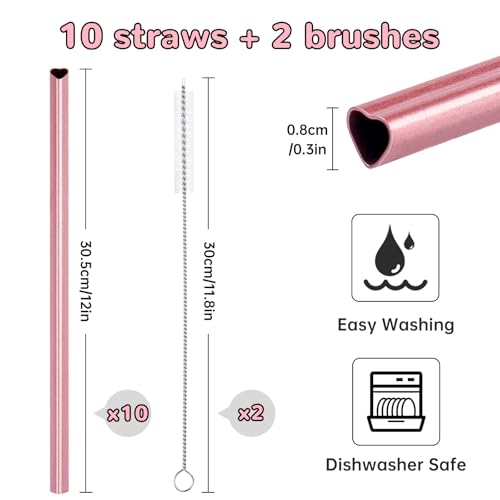 Pailles en acier inoxydable NiHome avec 2 brosses pour ne plus jamais manquer d'accessoire - 5