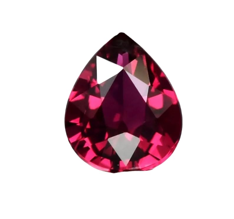 Rubis naturel poire 4.2mm pour bague d'exception et joaillerie fine