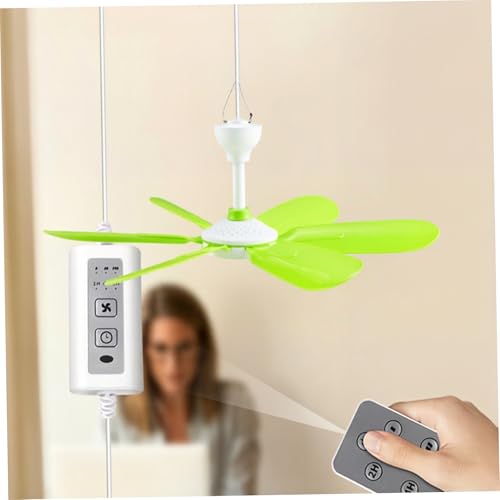 Ventilateur de plafond portable USB de 16,5 pouces avec télécommande - 4