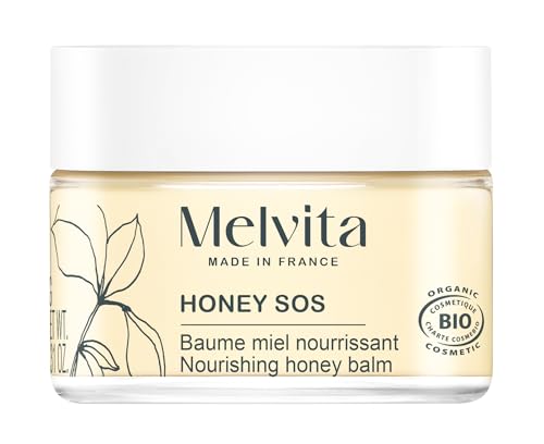 Melvita - Balsamo Riparatore per Zone Secche - Profumo di Miele - Texture Ricca Non Grassa - Idratazione Profonda e Lenitiva - 8g
