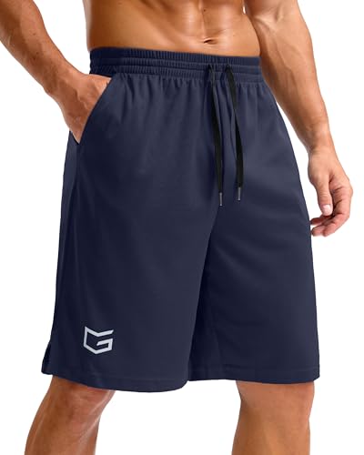 Image of G Gradual Men's Athletic Workout Shorts with Pockets 5 inch /7 inch /9 inch Lightweight Quick Dry Gym Basketball Running Shorts for Men