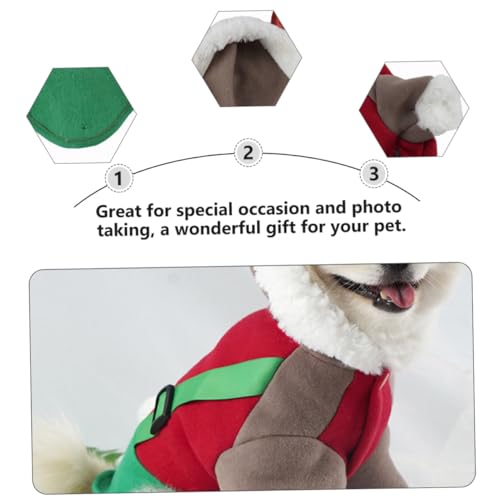 Disfraz de elk para perro Yardwe talla S miniatura 3