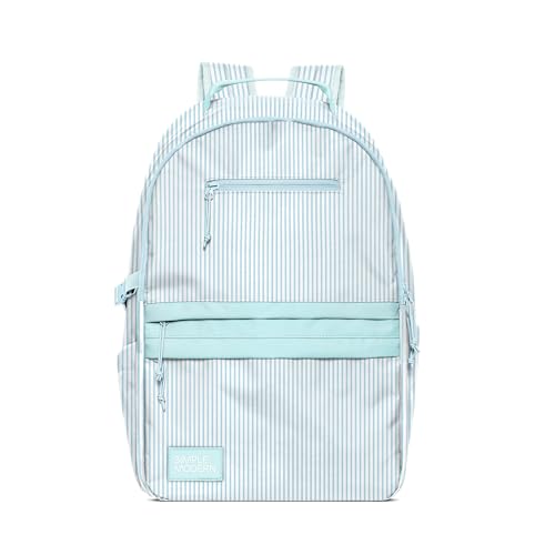 Simple Modern Ellis Backpack for School | Large 25L Elementary Middle and High School Bookbag for Kids and Teens | Girls and Boys | Seaside Stripes