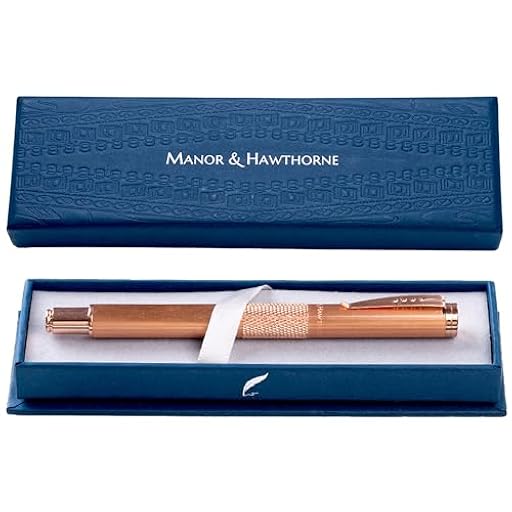 Manor & Hawthorne Elegante bolígrafo de punta rodante, escritura negra de alta calidad en caja de regalo de lujo, flujo de tinta suave, bolígrafo recargable para profesionales, negocios, personalizado | Ya disponible en tu tienda friki favorita! En mundofriki.es! Manor & Hawthorne Elegante bolígrafo de punta rodante, escritura negra de alta calidad en caja de regalo de lujo, flujo de tinta suave, bolígrafo recargable para profesionales, negocios, personalizado | Ya disponible en tu tienda friki favorita! En mundofriki.es!